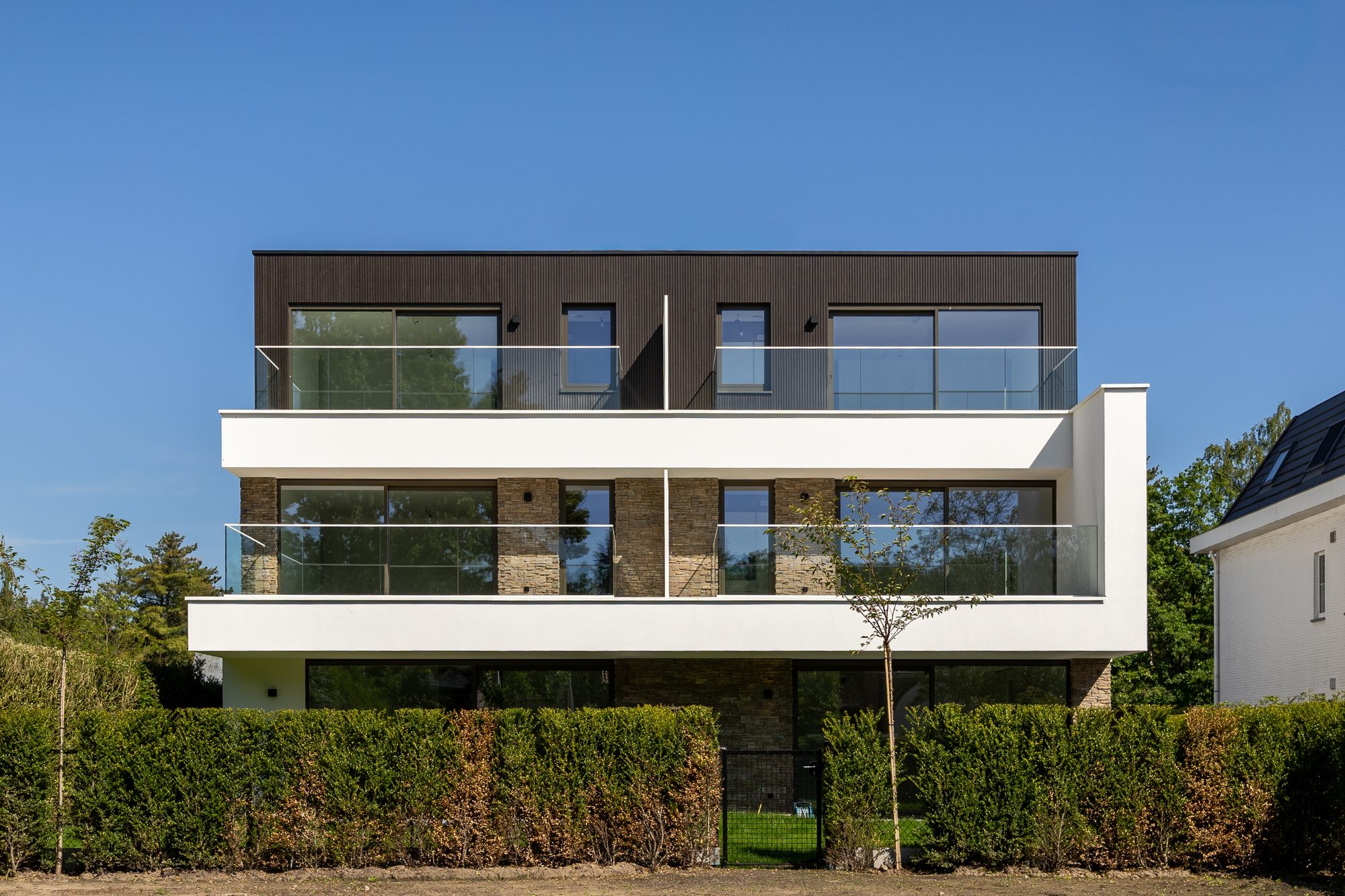 Opgeleverde gevel van Residentie Gouwberg