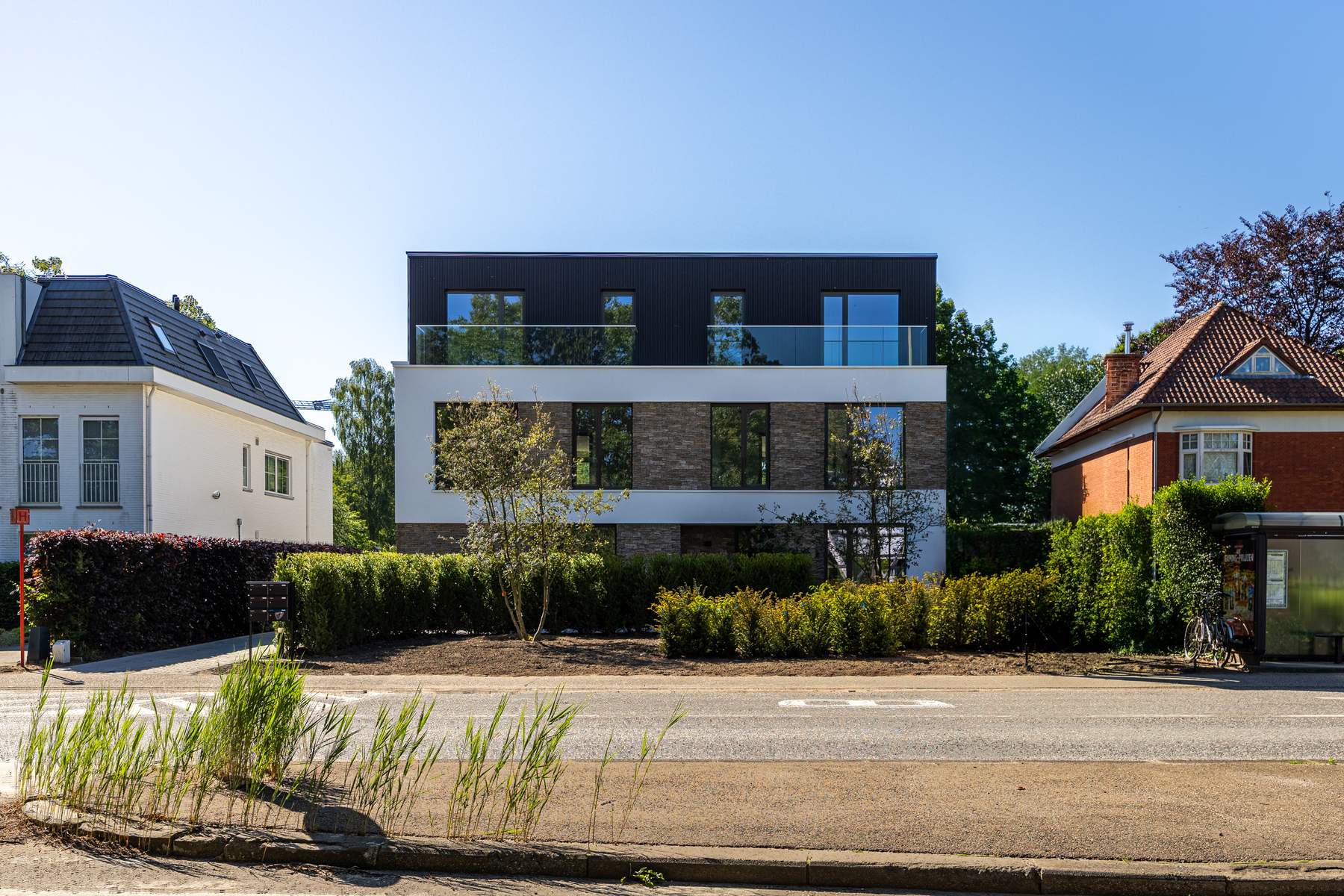 Residentie Gouwberg, opgeleverde nieuwbouw in baksteen en hout te Schilde