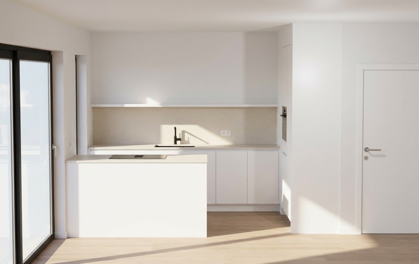 Appartement 1.1, keuken